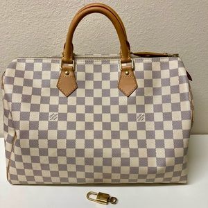Louis Vuitton Speedy 35 Damier Azur